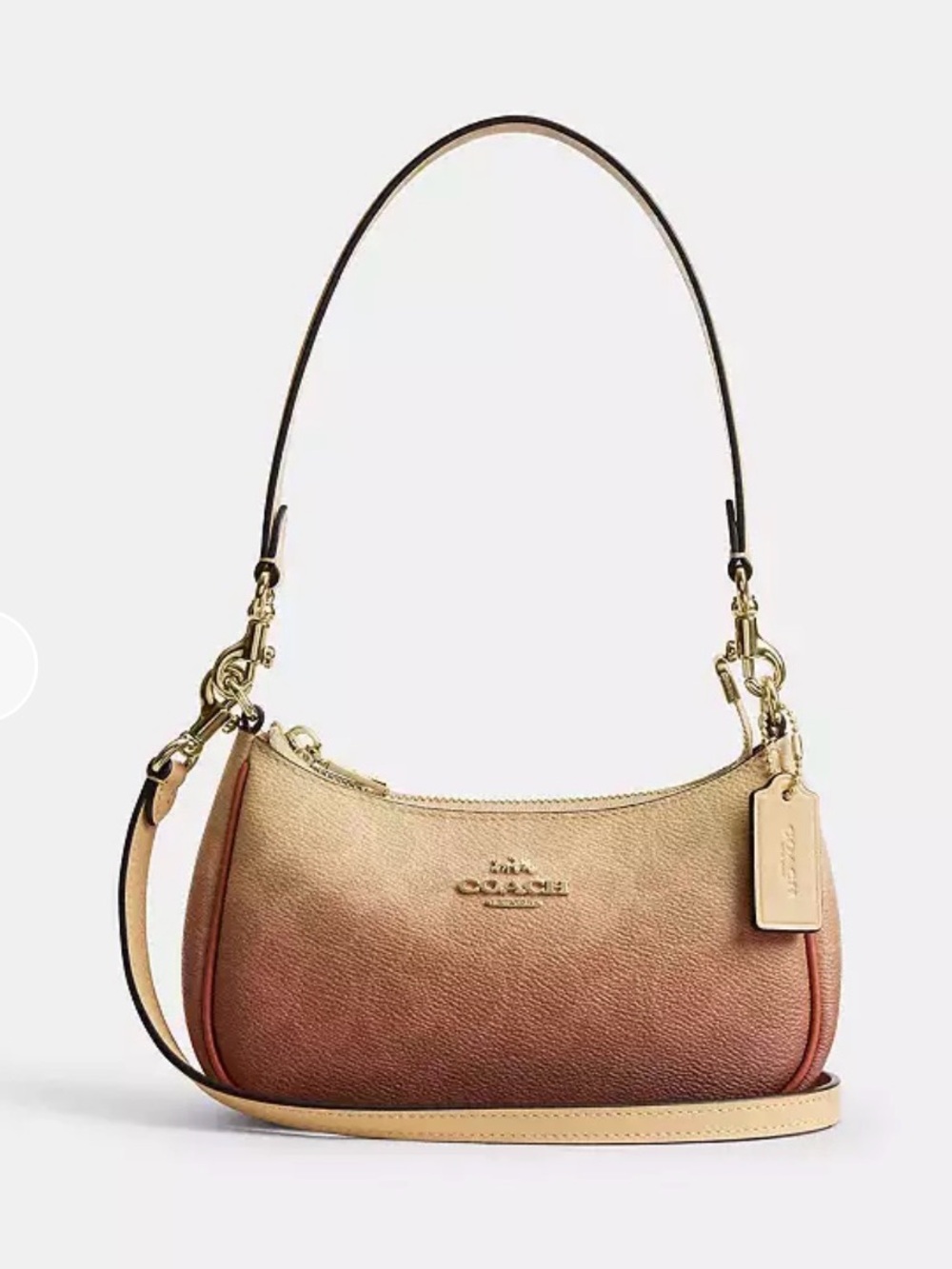 Coach Ombre Brown Teri Mini Crossbody Bag